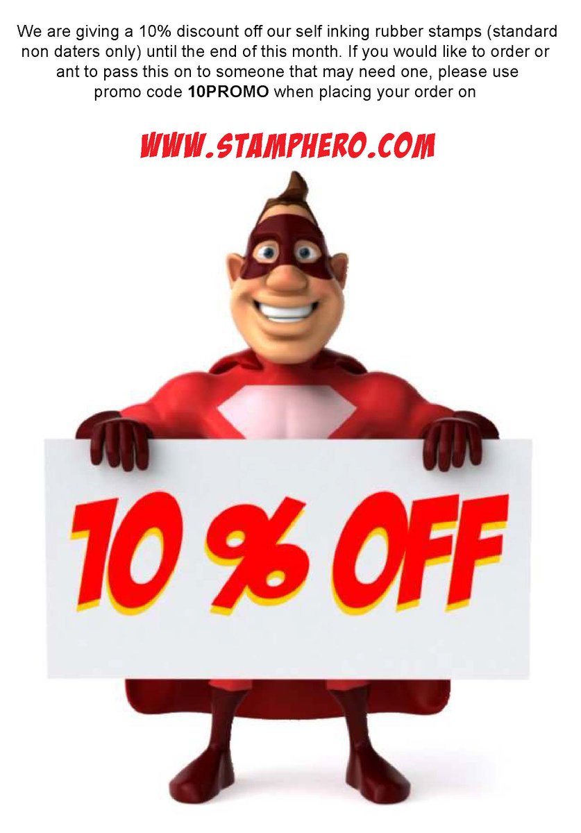 Flynns_ie's tweet photo. We are giving a 10% #discount off our #selfinking #rubberstamps. Check out picture for #promo code! https://t.co/gMTqkdPTB2