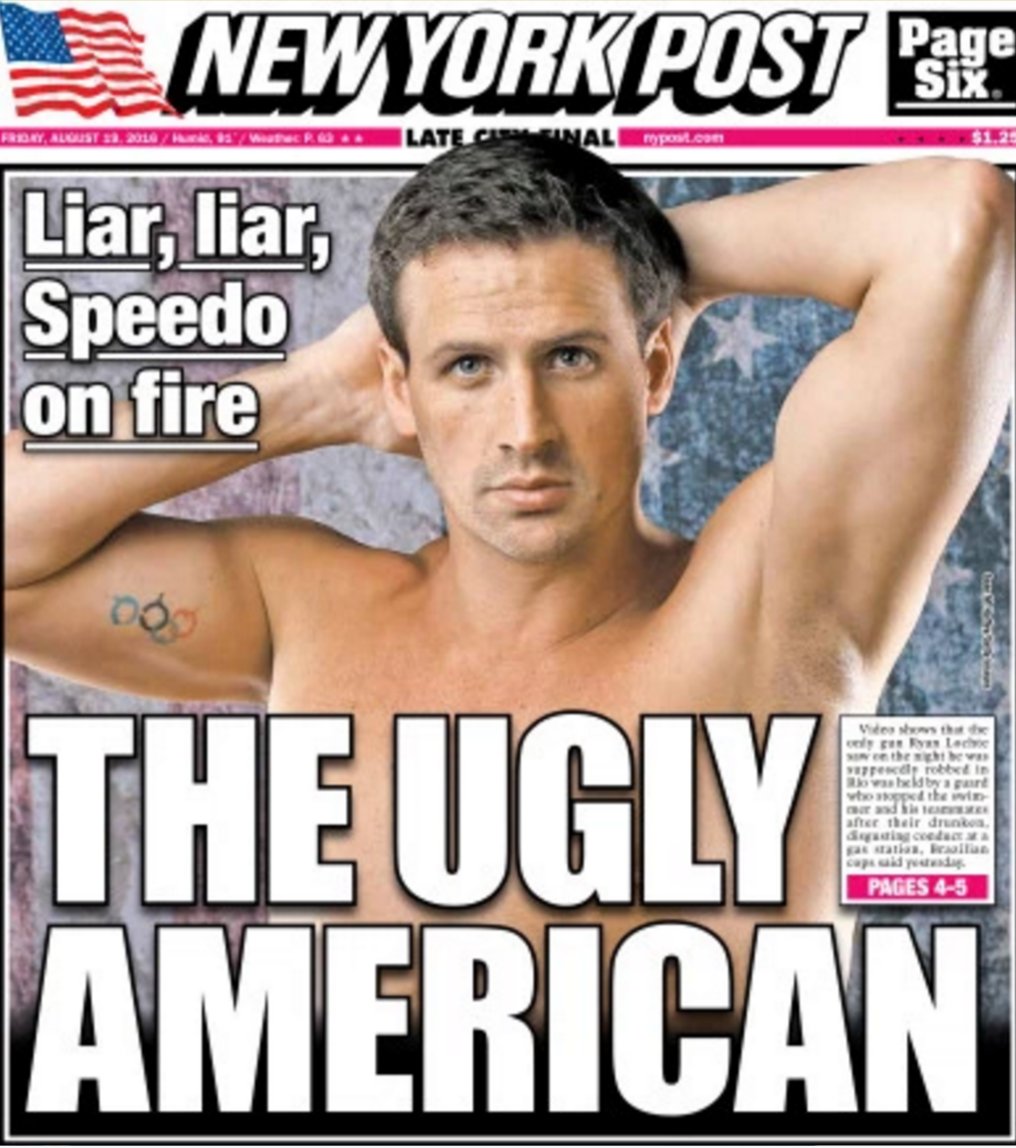 Azi's tweet photo. today's tabs: #Lochtestory #Rio2016 #media https://t.co/KckePwSi3m