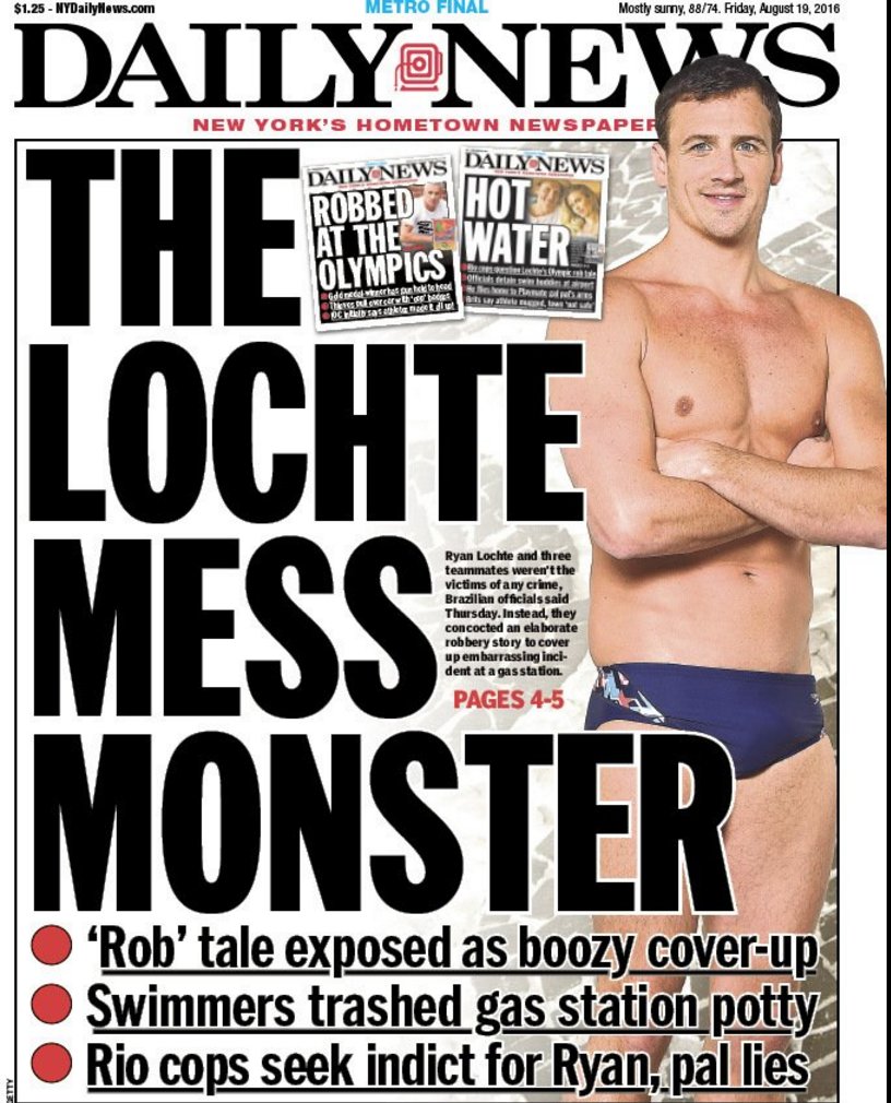 Azi's tweet photo. today's tabs: #Lochtestory #Rio2016 #media https://t.co/KckePwSi3m