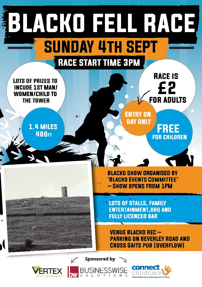 BusinesswiseSol's tweet photo. Blacko Fell Race, 4th Sept 3pm – Come and support! @TrawdenAC @ClaytonleMoors @BarlickFellRunn @BusinesswiseS https://t.co/htpIrbhkad