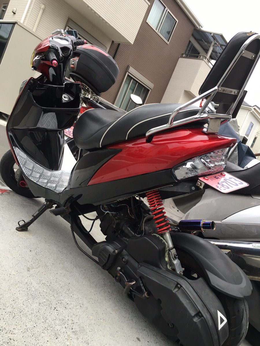 アドレスv125g ケツ上げ22cm!!