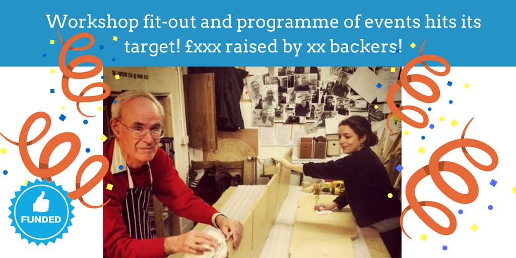 BOOM! The <a href="/carpentryclub/">Carpentry Club</a> has hit its target! We're celebrating #CrowdfundLDN this Friday!