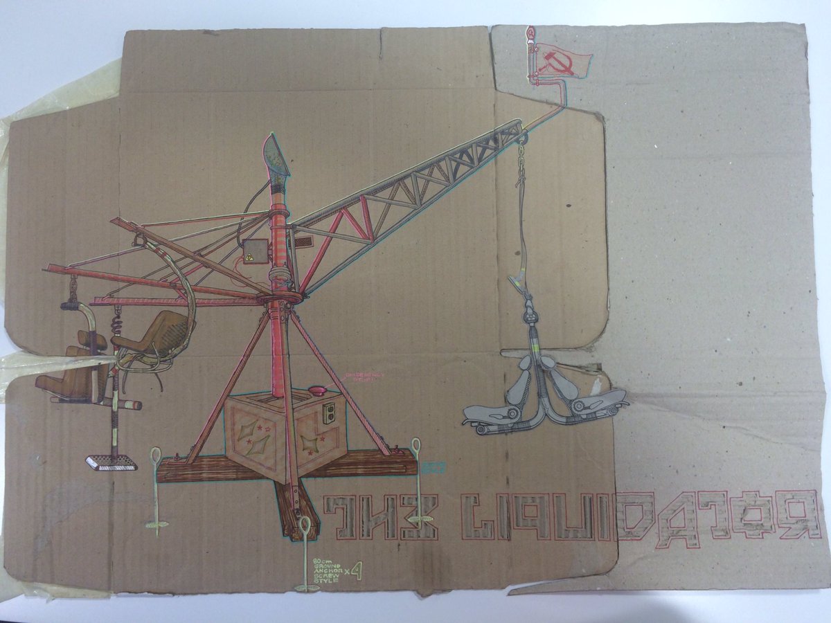 ANDfestival's tweet photo. @ace_thenorth this artist sketch is of a radioactive playground from the eerily beautiful Chernobyl #70things #AND10 https://t.co/IAASbvim8B