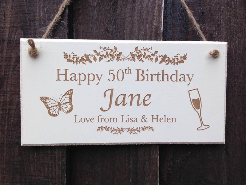 ALittleSign's tweet image. Personalised Birthday plaques created by us at Little Signs