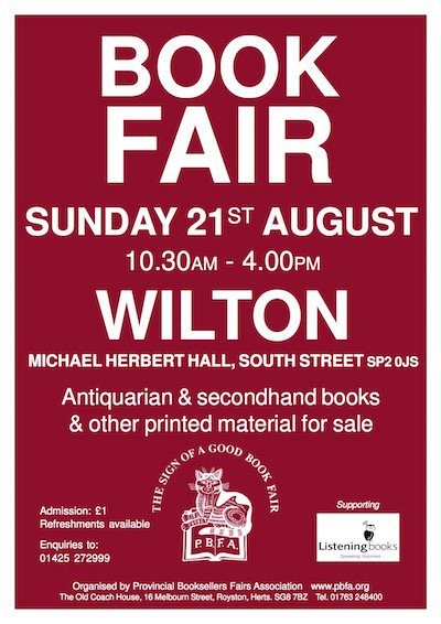 PBFA (@pbfaorg) on Twitter photo A lovely Book Fair plus a visit to Wilton House would make a great day out!
pbfa.org/book-fairs/wilโฆ <a href="/WiltonHousePMH/">Wilton House</a> A lovely Book Fair plus a visit to Wilton House would make a great day out!
pbfa.org/book-fairs/wilโฆ <a href="/WiltonHousePMH/">Wilton House</a>