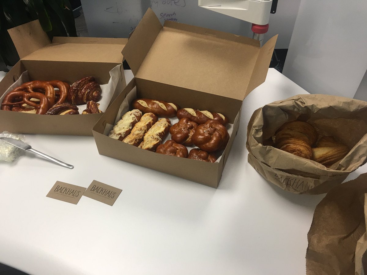 machinehuman's tweet image. Delicious goodies from #backhausbread &amp;amp; @abagofflour !!