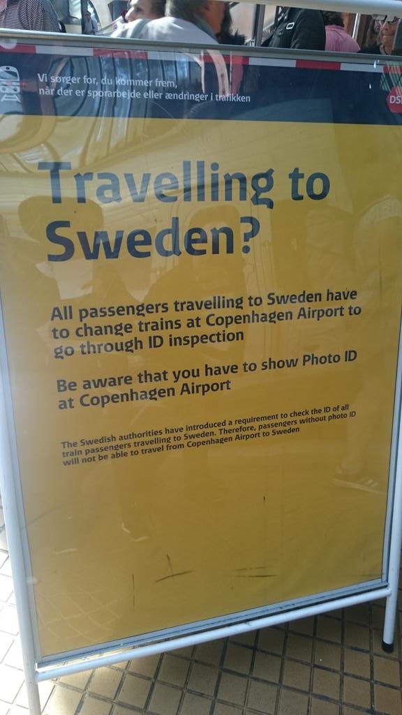 Adieu Schengenraum #copenhagen