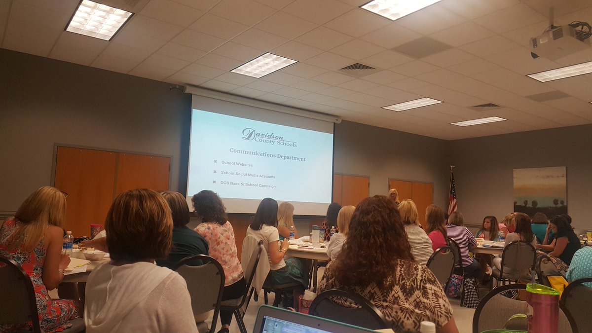 lhopkinstech's tweet image. #techkickoff w/DCS Media and Technology Departments- Ready for a Fabulous year! @dcsnc