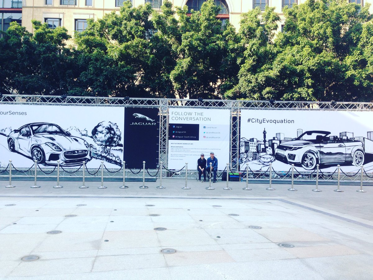 GiselaHarrison's tweet photo. Making mischief with #jaguar #landrover #CityEvoquation #IndulgeYourSenses #mischiefmedia https://t.co/WMwApY3U5Q