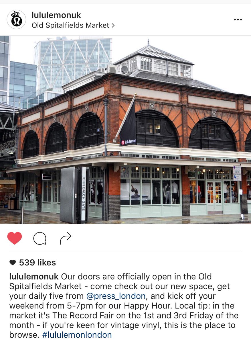 lululemon shoreditch