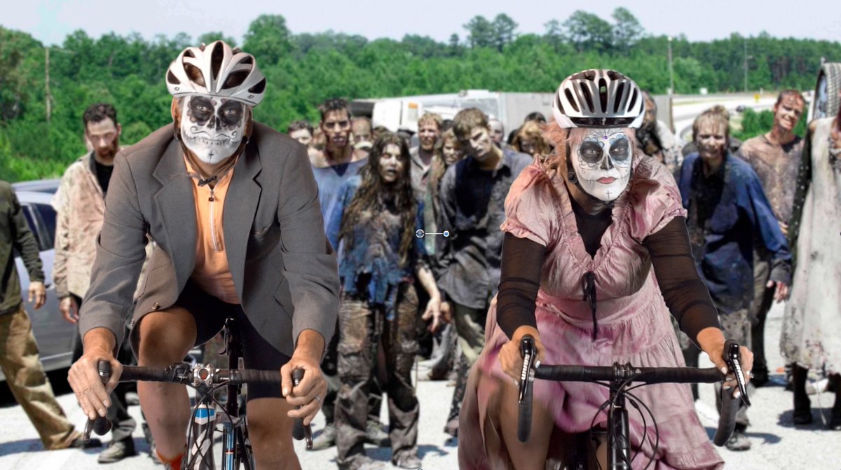 DayOfTheTread's tweet photo. A fun ride unless you are being  chased by #zombies.Oct 23 #albuquerque #cycling register @active #DOTT2016 https://t.co/Oe6jI9fY6e