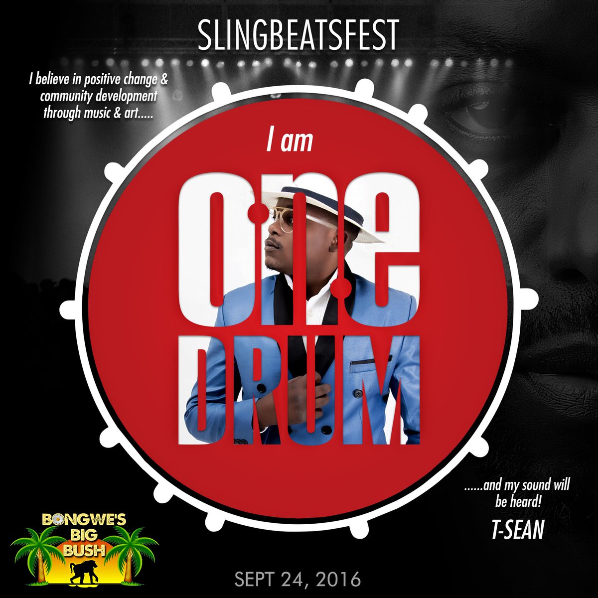 ChaliBRV's tweet photo. Catch dancehall star T Sean LIVE at SlingBeatsFest on 24th September 2016. Bongwe Big Bush. https://t.co/T1L8w7KfEh