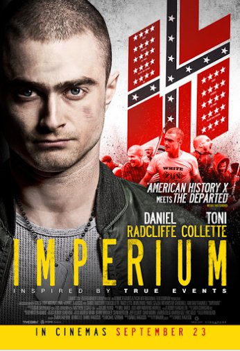 Super Exclusive: The UK poster for #Imperium is out. The film opens Sept 23 in the UK.
@lgpremiere #DanielRadcliffe