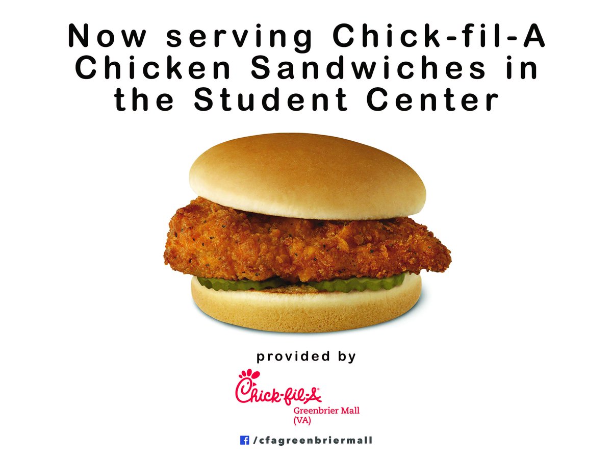 .<a href="/ChickfilA/">Chick-fil-A, Inc.</a> is coming to TCC! Sandwiches will be available for purchase Aug 22 &amp; Aug 24 at all TCC Student Centers!
