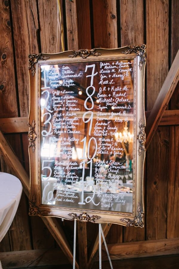Mirror, Mirror on the wall… Please will you be my table plan?  #bride #weddingtableplan #wedding