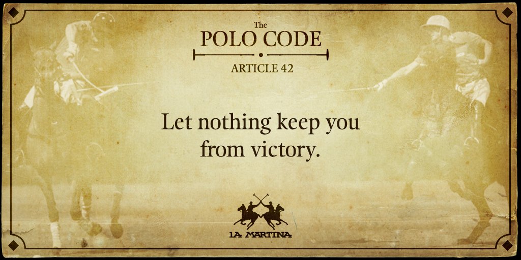 LaMartinaPolo's tweet photo. Train hard and play smart! #LaMartina #ThePoloCode https://t.co/z1TU8qOG84