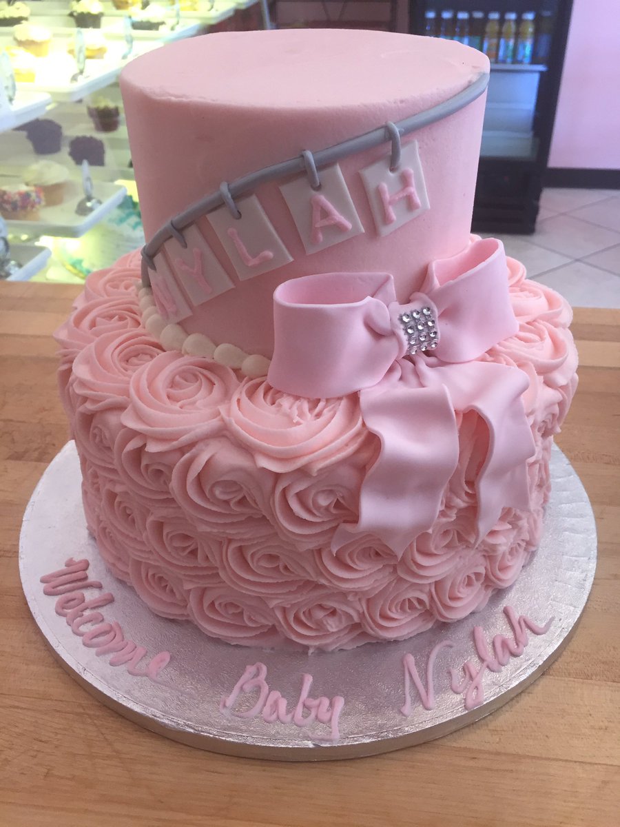 4everyoccasioncakes On Twitter Rosette Baby Shower Cake If You