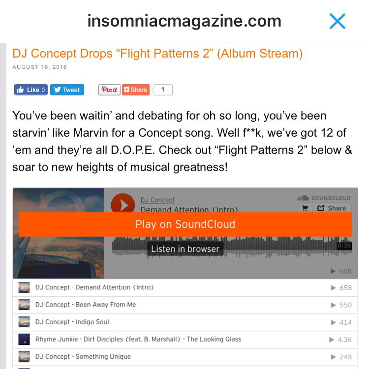 concept1200's tweet photo. S/O @insommagsince96 “soar to new heights of musical greatness” https://t.co/fmvSWmHGW4 #FlightPatterns2 https://t.co/VzFbde6wC0