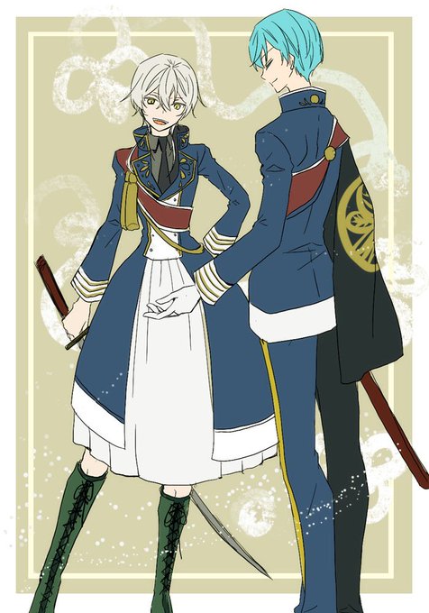 軍服ドレスのtwitterイラスト検索結果