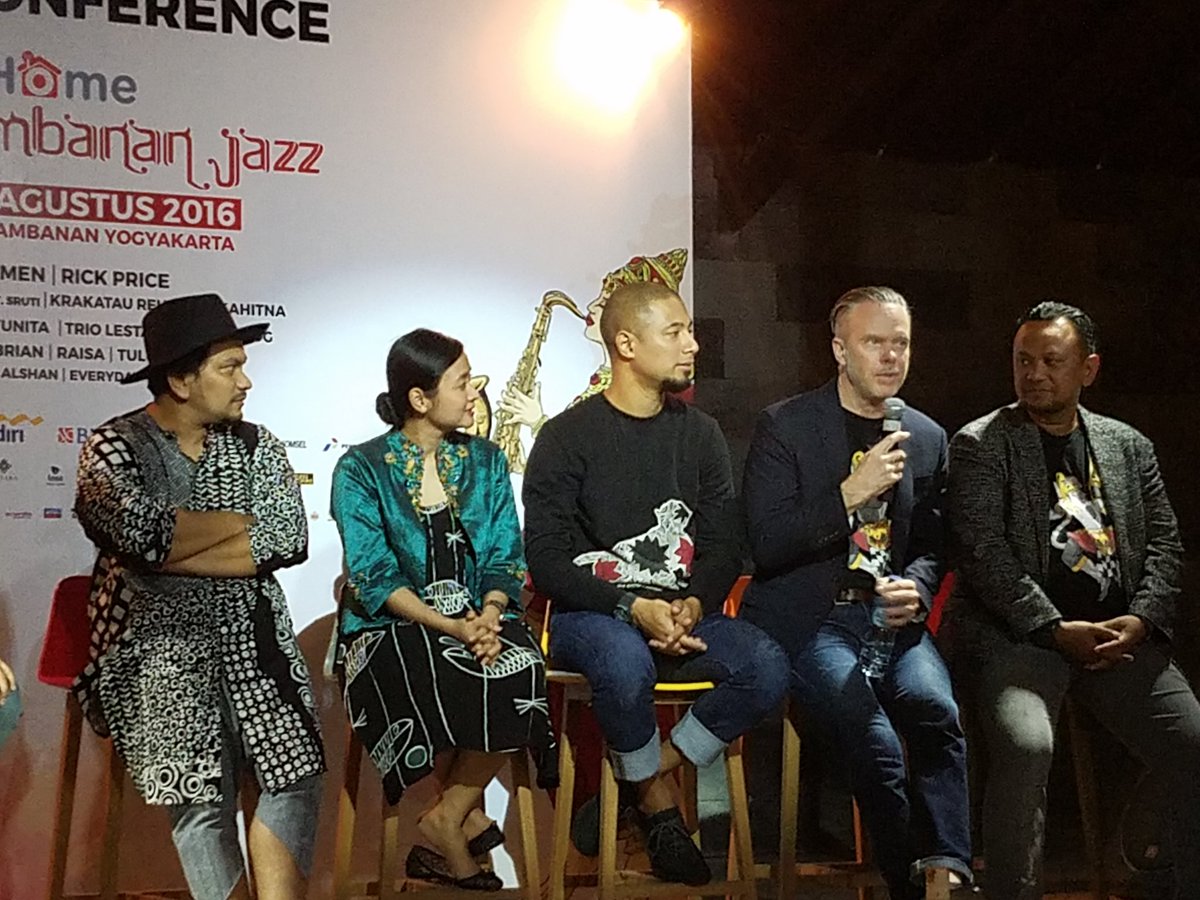 Pressconf #IndhihomePrambananJazz @RickPriceTw @MarcellSiahaan <a href="/dr_tompi/">dr tompi spBP</a>