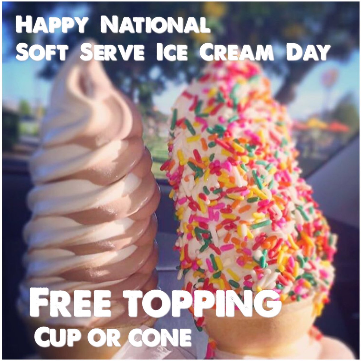 icecreamxpress's tweet photo. Happy #NationalSoftIceCreamDay🍦Celebrate today with a #FreeTopping at @foodtrkinvasion #TraditionSquare #PtStLucie https://t.co/uHfO7nJ4z1