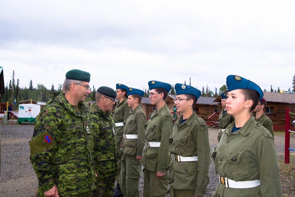 Army_Comd_Armee's tweet photo. C'était une plaisir de voir les Cadets de l'Armée et de l'Air en action à leur centre d'instruction à Whitehorse https://t.co/A1ZB8vloK1
