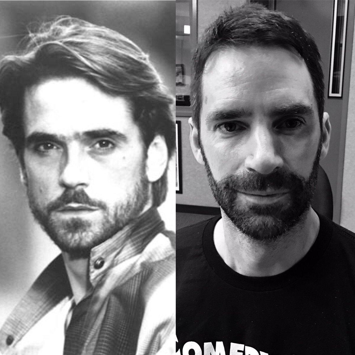 A young Phil Hanley resembles a young Jeremy Irons. | The BOB & TOM