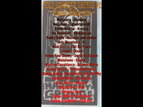 BulukakiGrunge's tweet photo. Siap rilis...CD kompilasi Solo Harmony Grunge...dengan single 'Terseyumlah'...with band2 canggih lainnya.#kompilasi https://t.co/jpK8BOUksI