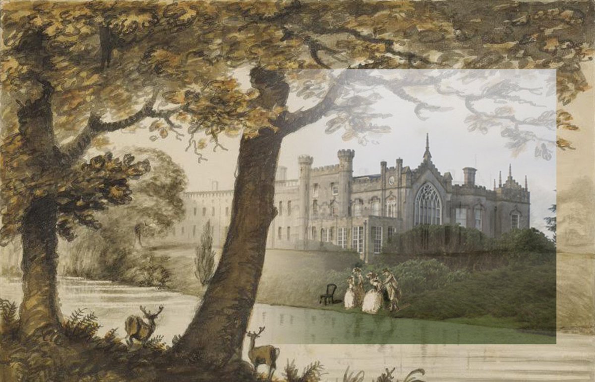 sheffieldparkNT's tweet photo. Sheffield Park then and now! (Created by Adam Hersey. Engravings courtesy of Sussex Past, painting copyright NT). https://t.co/Wc1sDKwsDH