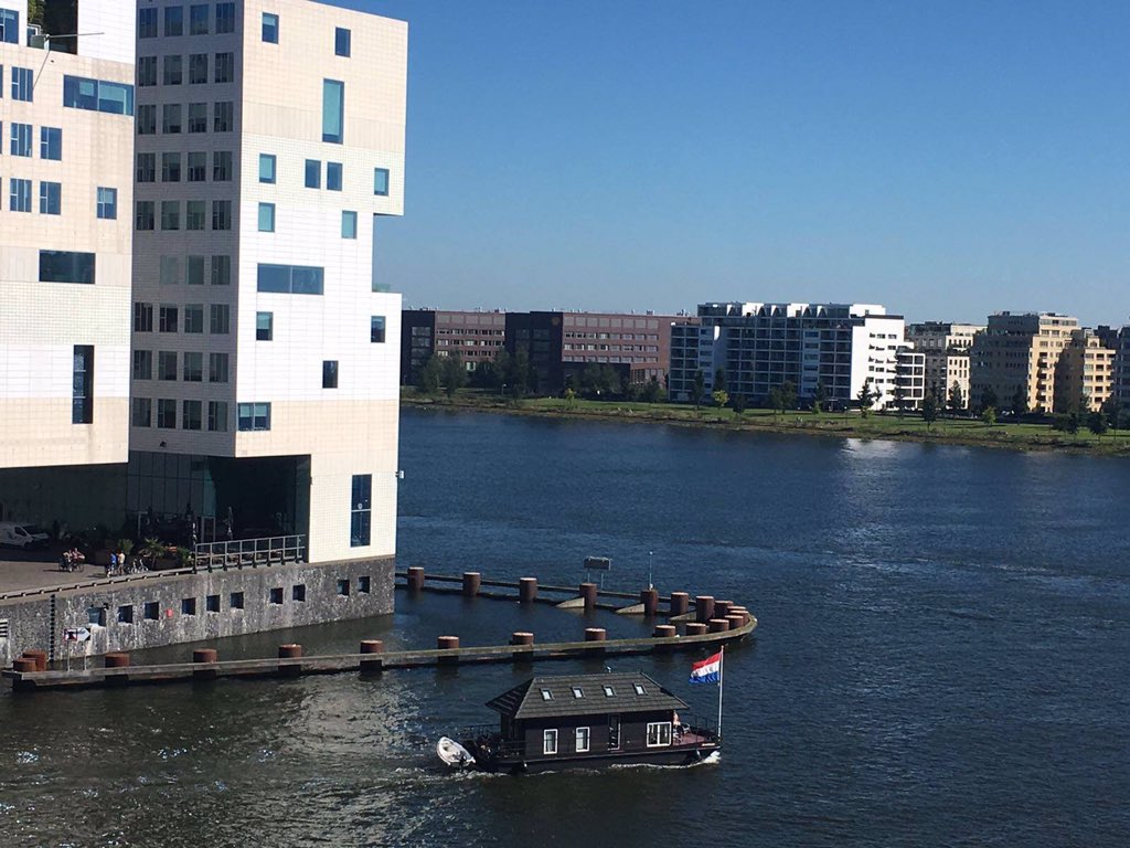 Today is World Photo Day 2016 Check out this adorable little house sailing down Amsterdam's IJ river! #WorldPhotoDay