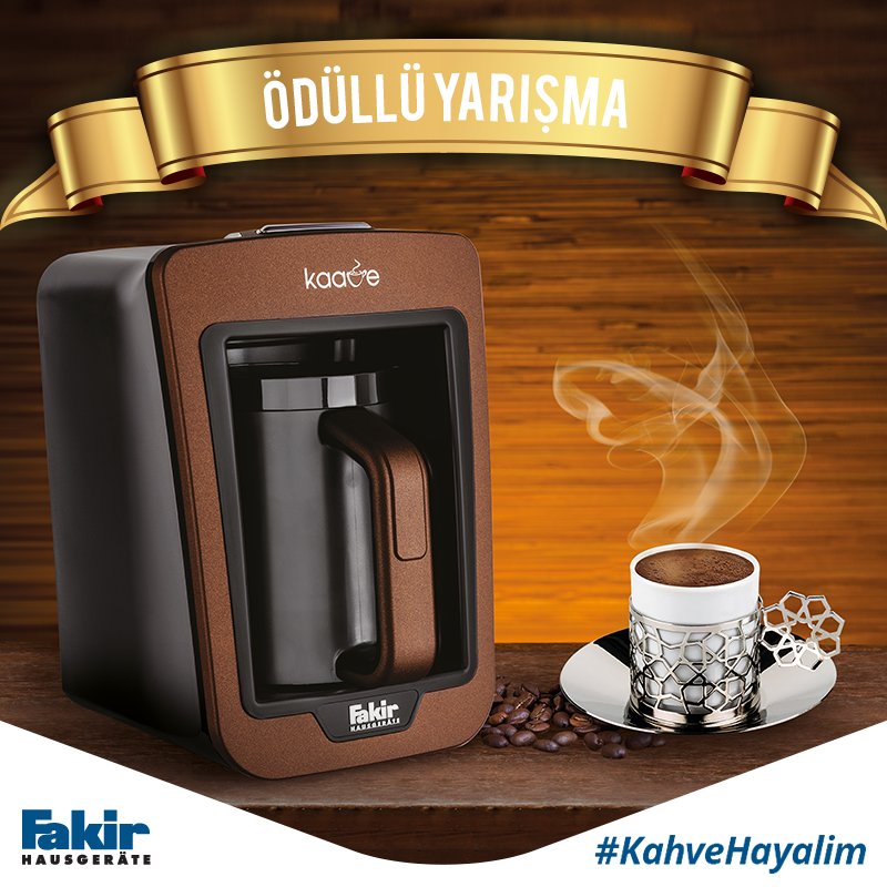 "Kahve içip dertleşmek isterdim" dediğin kim varsa, #KahveHayalim etiketiyle paylaş ve Fakir Kaave kazanan kişi ol.