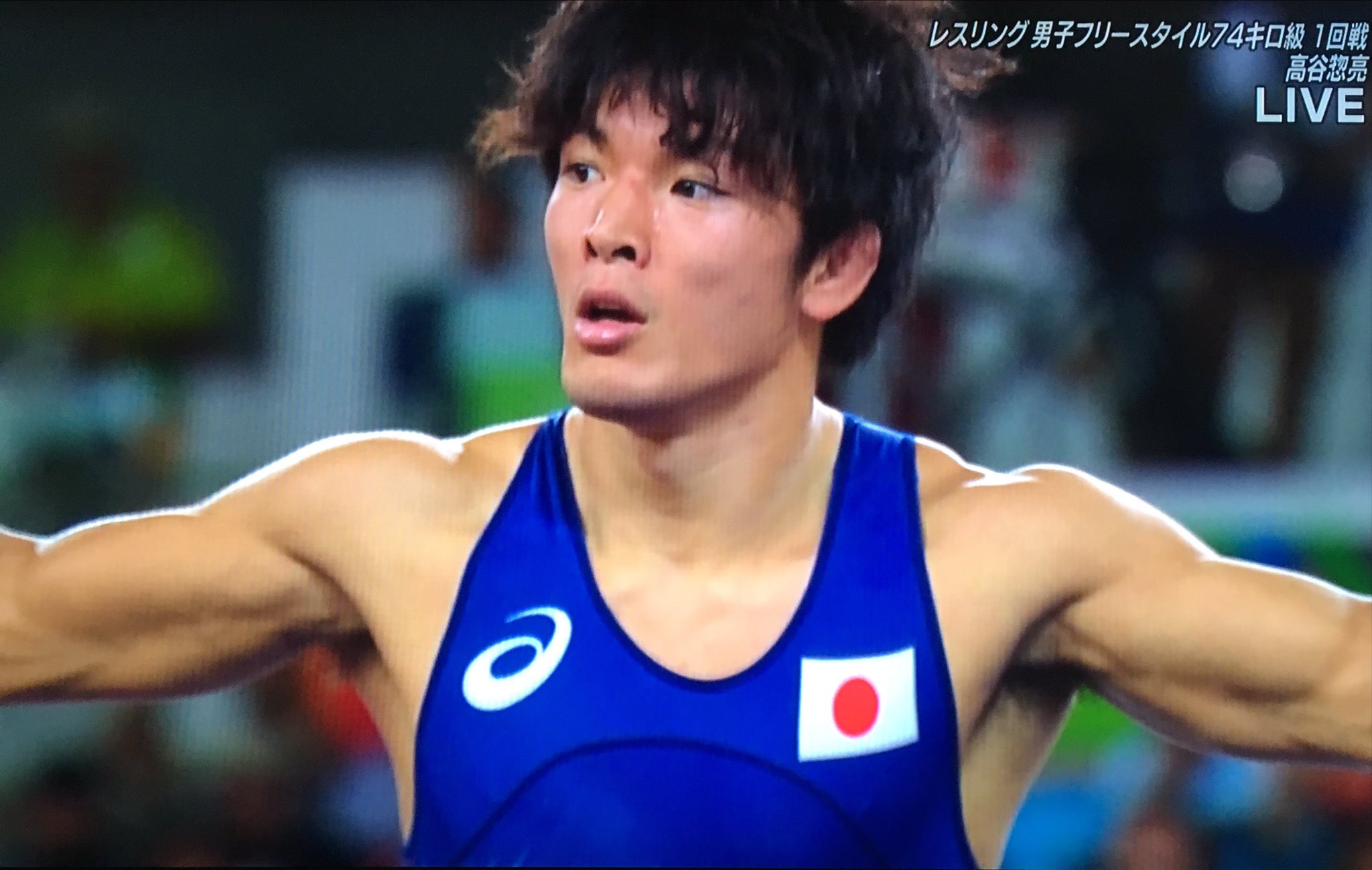 おおひなたごう☆レコード大好き小学生カケル on X: レスリング男子、いつの間にか乳首丸出しユニフォームじゃなくなったんだな。  t.coKkjgP1d7eA  X