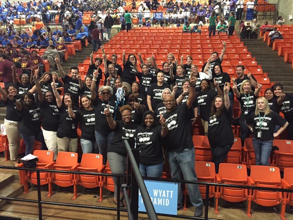 Carter Park staff is ready for Comvocation and the 2016 school year! #cpwildcatuniversity