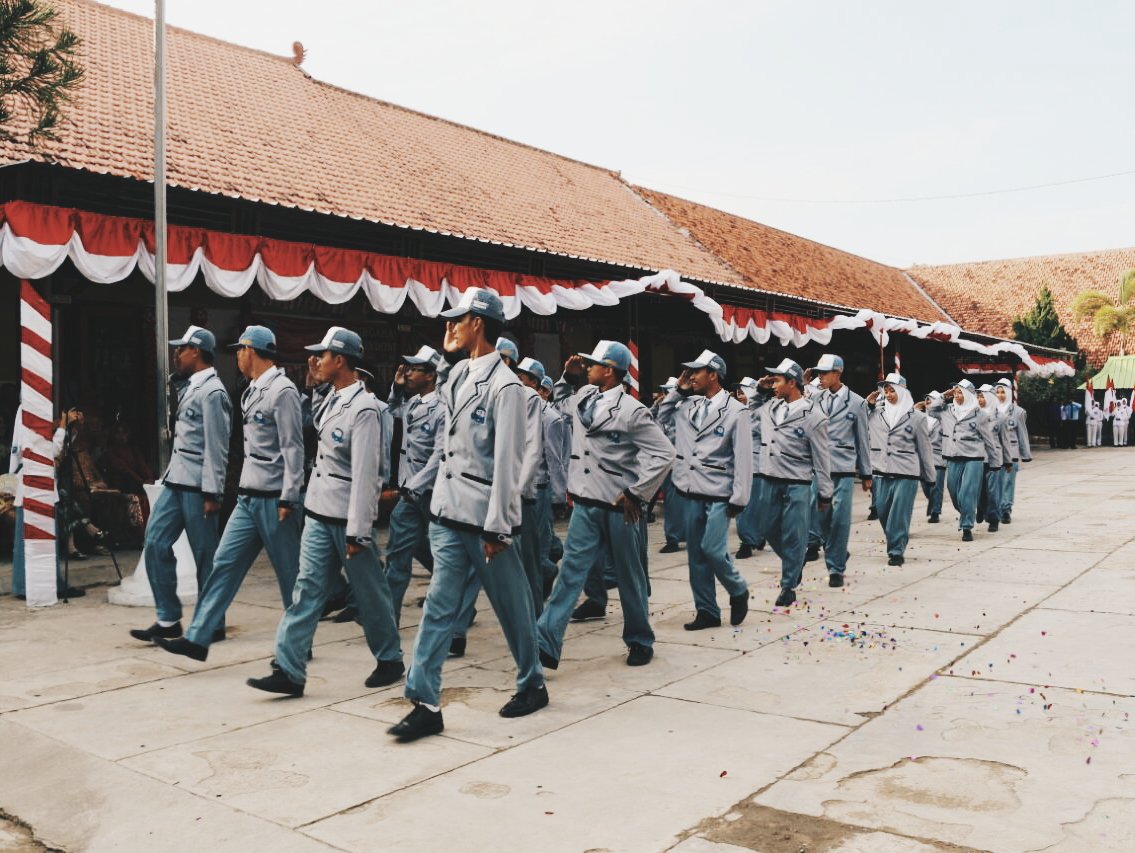 osissmansapmk's tweet photo. Pasukan defile osis #OsisInsideSmansa https://t.co/yCwEtTpMH6