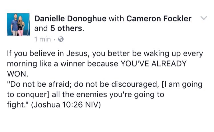 daniellefit_'s tweet photo. I AM A WINNER
I AM A CHAMPION
I AM STRONG AND COURAGEOUS
ALL BECAUSE OF JESUS 💗 https://t.co/e2FHOt3QbO