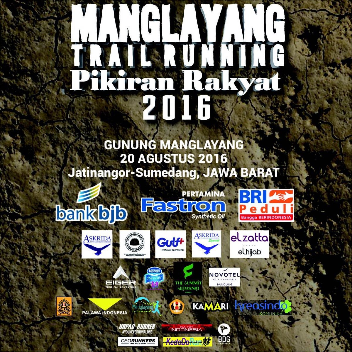 Siapkan kebugaran fisik menjelang esok hari, di kawasan Gunung Manglayang. besok 20 Agustus 2016.