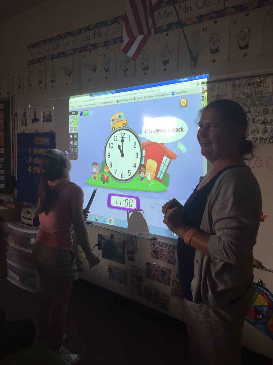 Hard at work, and it is only second day of school!   #FLCproud