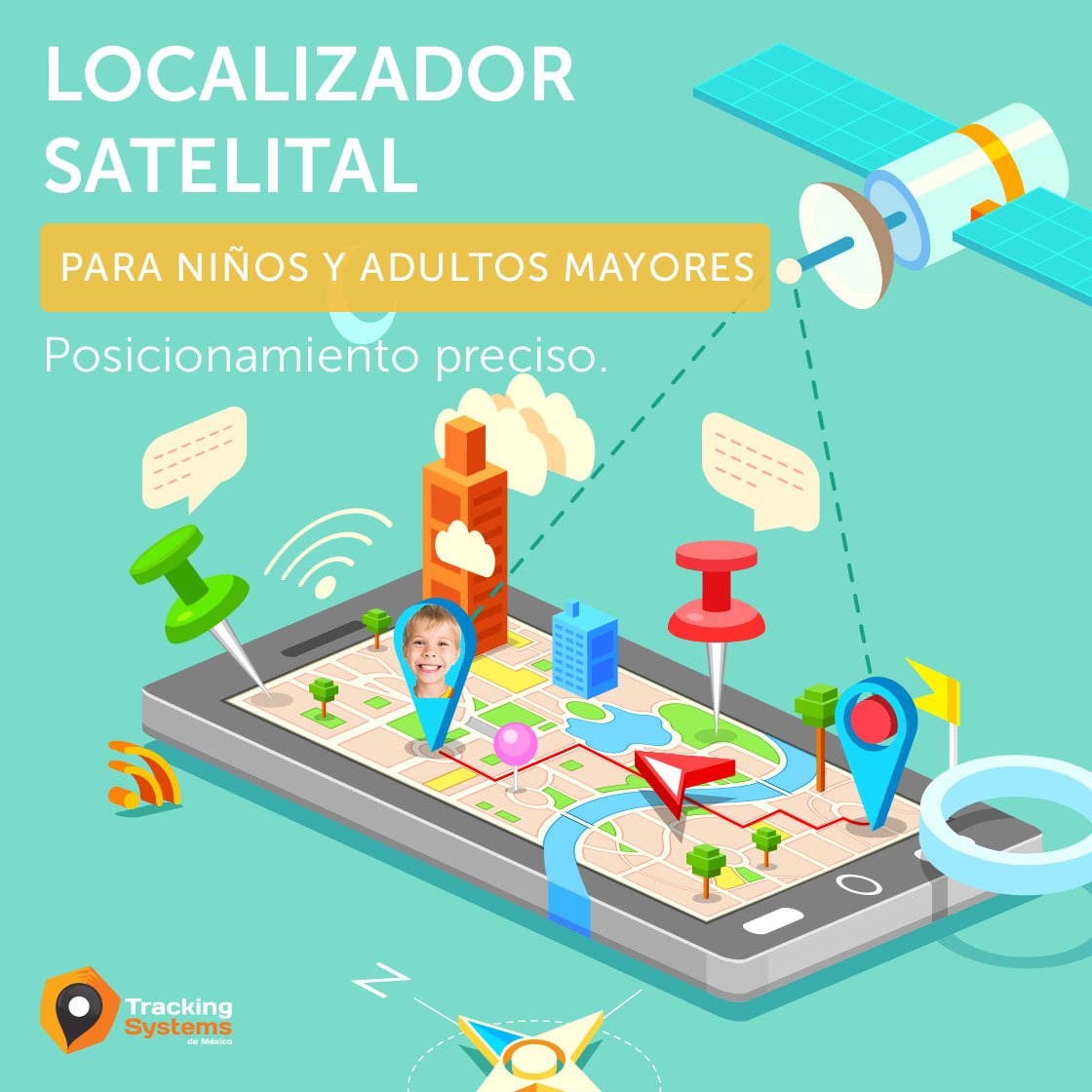 Tenemos la solución ideal para la #seguridad de tus hijos, localización en tiempo real desde tu smartphone. #GPS