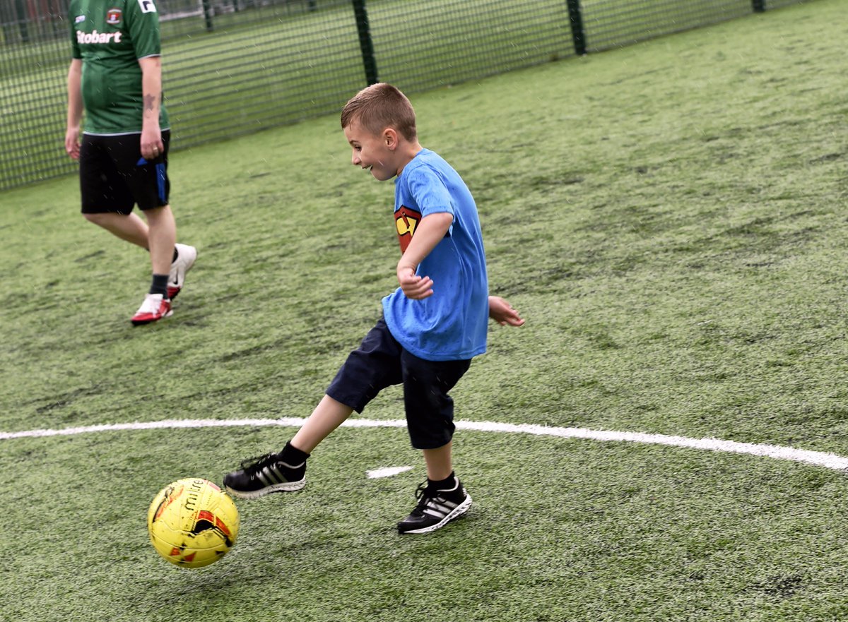 CumbriaNewsPics's tweet photo. 24hr footie match kicks off in memory of Karl Pedersen by his son Austen in Carlisle today @newsandstar https://t.co/4Ta4MpHCYU