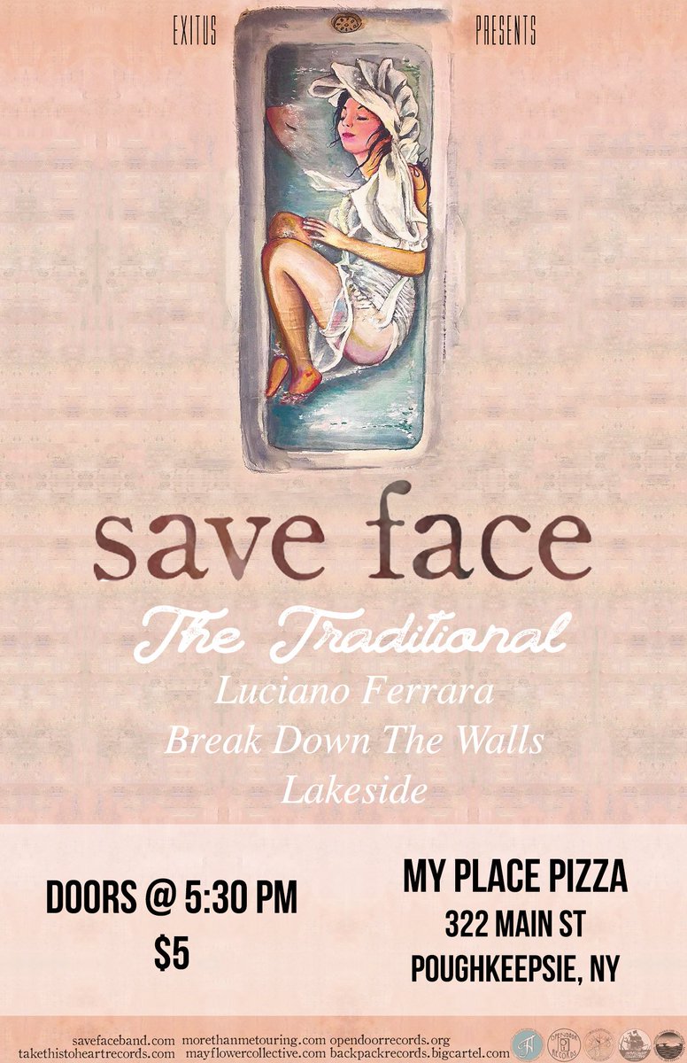 exitusoutlet's tweet photo. Local support for the @SaveFaceNJ show September 1st! @LakesideNY, @B_D_T_W_ and @LucianoRFerrara!! https://t.co/RpttHAowoy
