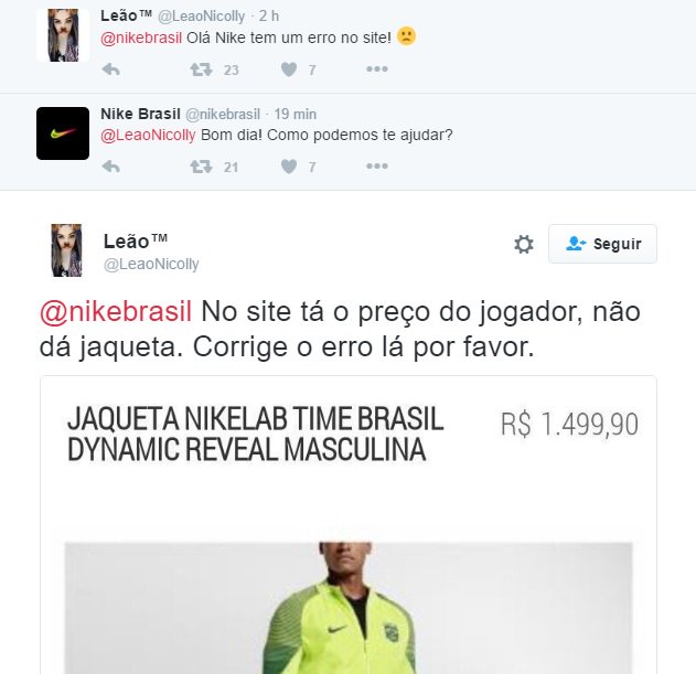 Jaqueta Nikelab Time Brasil Dynamic Reveal