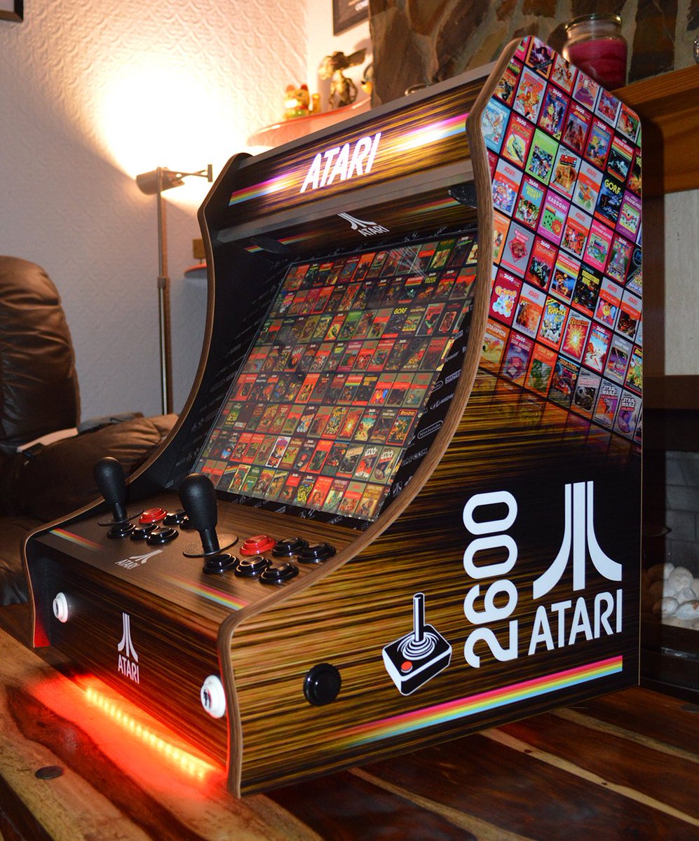 Mini Arcade Machines On Twitter Custom Atari 2600 Themed Bartop