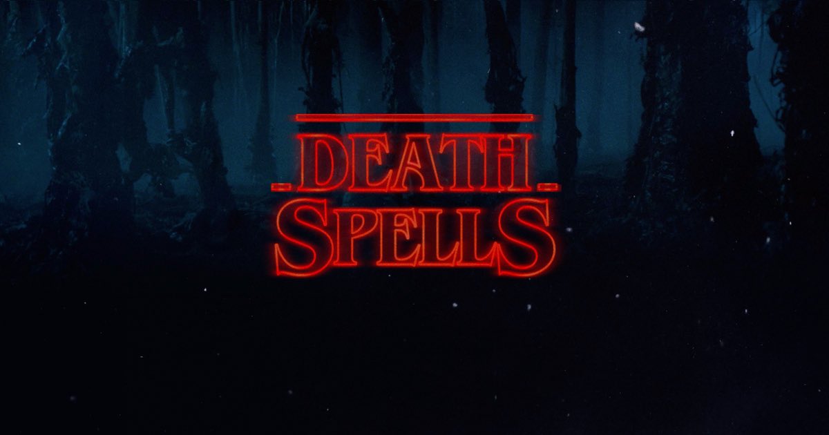 If I don't get to see <a href="/DEATHSPELLS/">DEATH SPELLS</a> this year, I'm sacrificing myself to the demogorgon.