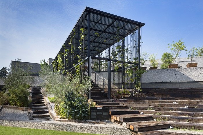 designweekmex's tweet photo. El #ProyectoTamayo inaugurado en #DWM15 hoy recibió el premio Noldi Schreck en la categoría de Arquitectura Efímera. https://t.co/rUoBhW4reC