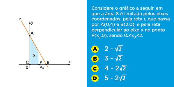 passeibem's tweet photo. Esse desafio agora é mais difícil. Consegue resolver a questão 28 de Matemática da UERJ 2017? #PasseiBem https://t.co/d4hZJk50Bd