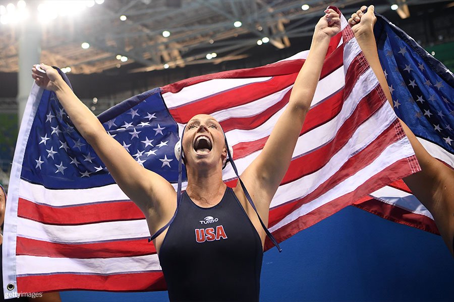 TeamUSA's tweet photo. WHAT. A. DAY. 🏅

CONGRATS Women's @USAWP! 🇺🇸 https://t.co/2kXOHMMBpr