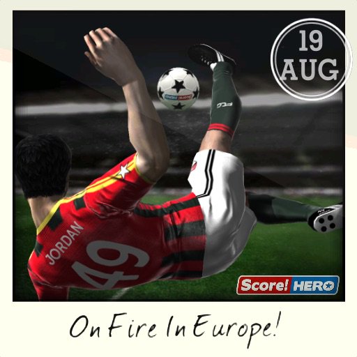 On Fire In Europe! #scorehero itunes.apple.com/gb/app/Score!-…