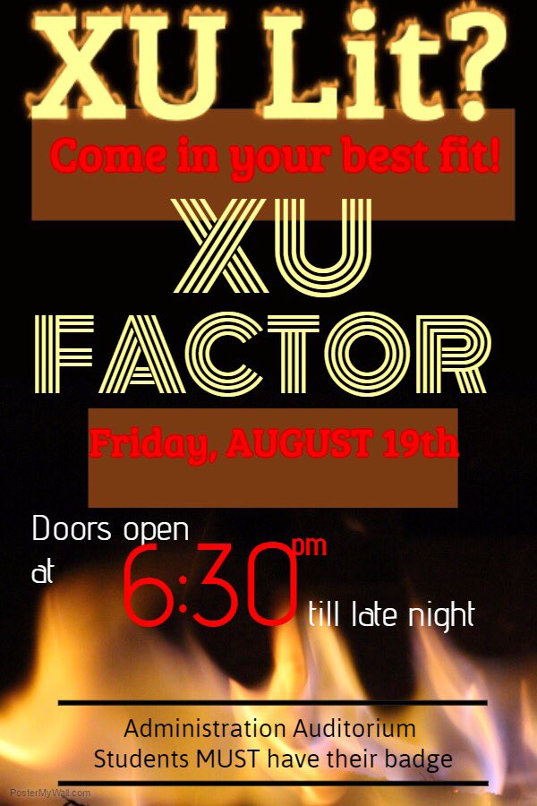 XULA2020's tweet photo. Attention❗️❗️ Dress to impress &amp; you must have your orientation badge for entry. First come, first serve event 📍💺 https://t.co/qHdJyX5onp
