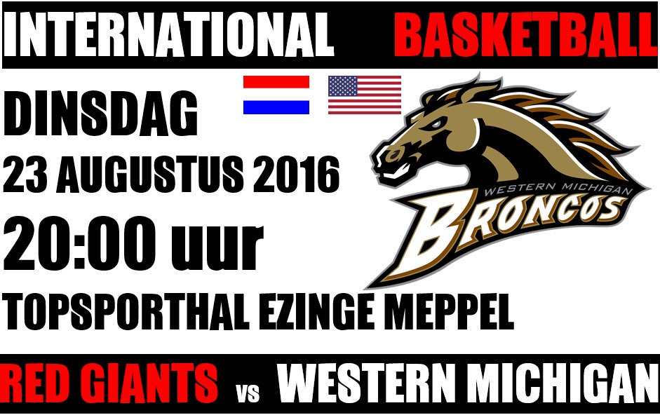 Western Michigan Broncos are coming to Meppel on tuesday, august 23. #bethere #wmu <a href="/MLiveSports/">MLive Sports</a> <a href="/WMUBroncosViews/">WMU Broncos Fans</a>