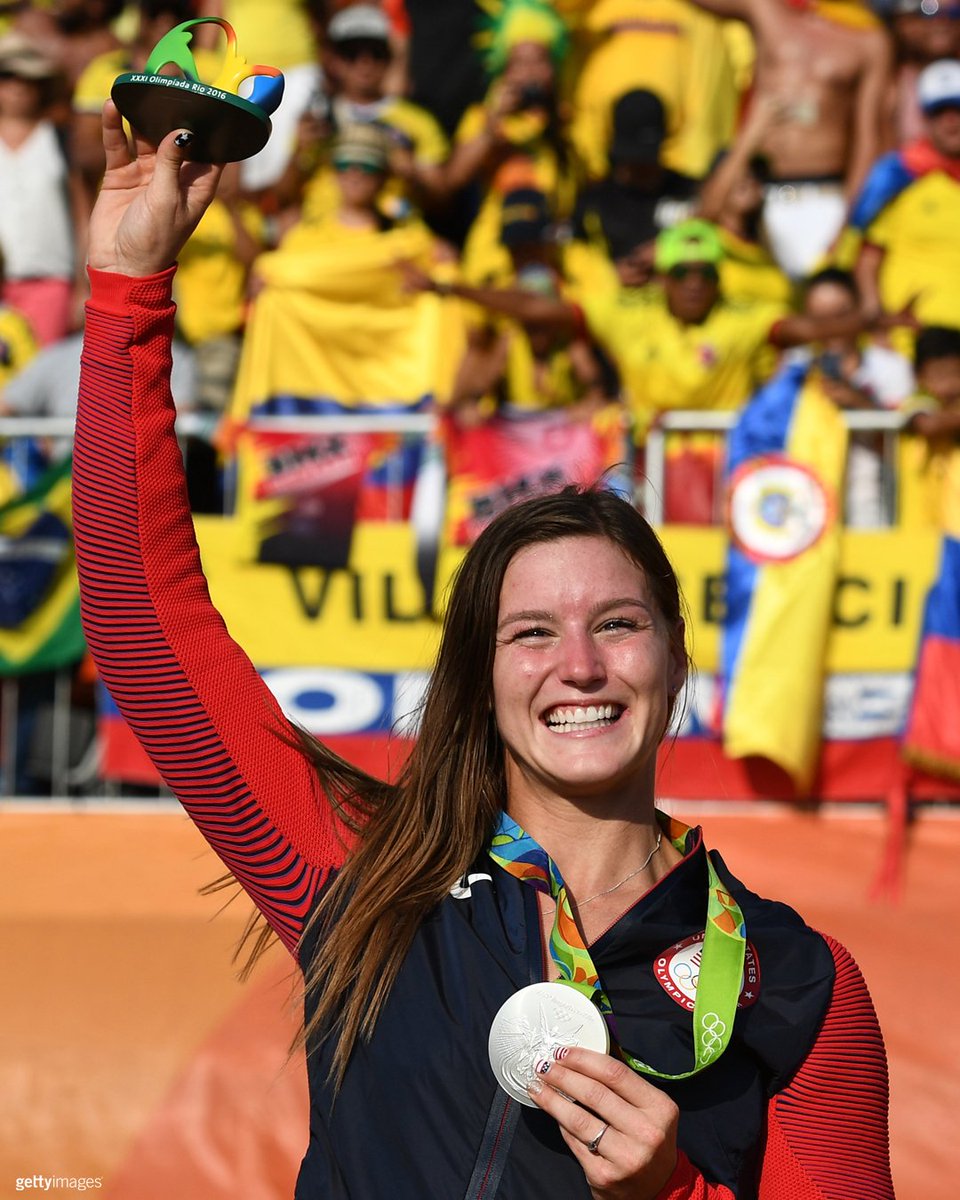 TeamUSA's tweet photo. It was a HISTORIC day for @usacycling BMX riders - @cfields & @alisepost11!
CONGRATS‼️
#TeamUSA is BEYOND proud! https://t.co/33beTuu8mr